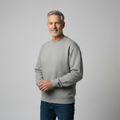 Grå sweatshirt uden tryk