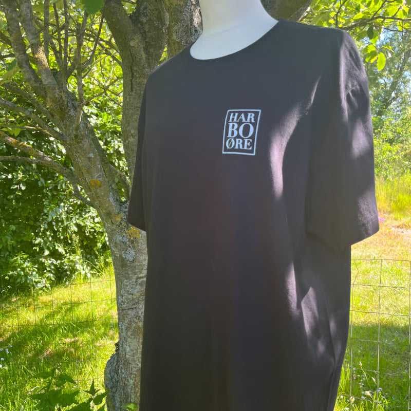 Sort t-shirt Harboøre På hjertet