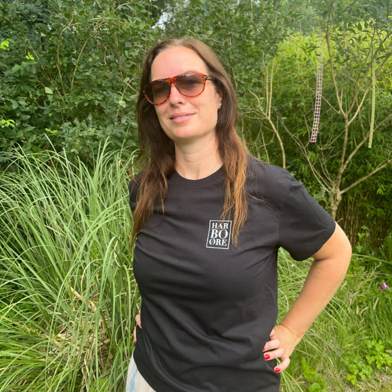 Sort t-shirt Harboøre På hjertet