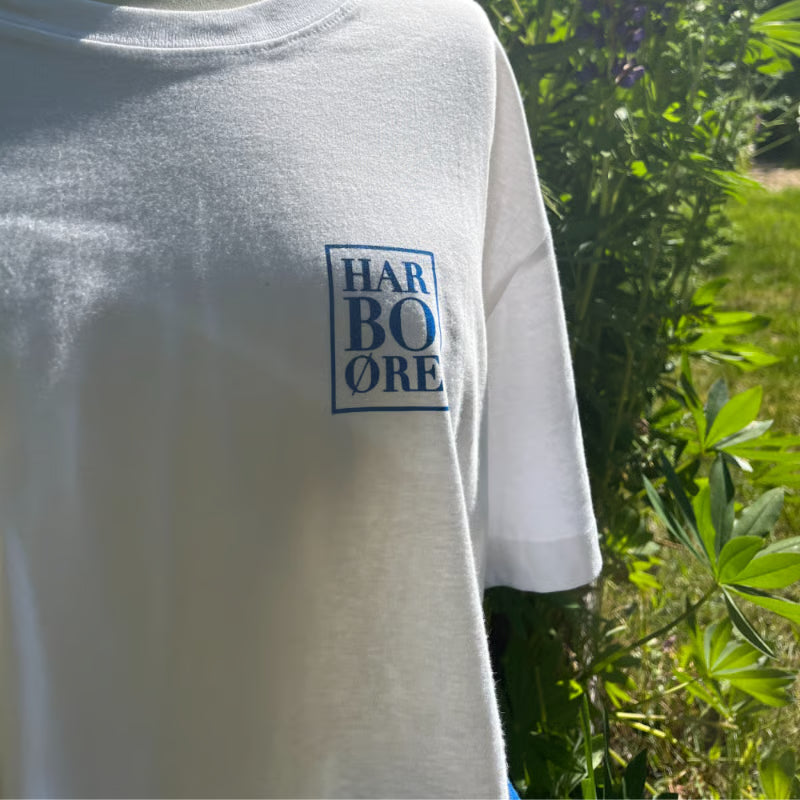 Hvid t-shirt Harboøre På hjertet