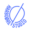 Harboøre Studio logo i blå