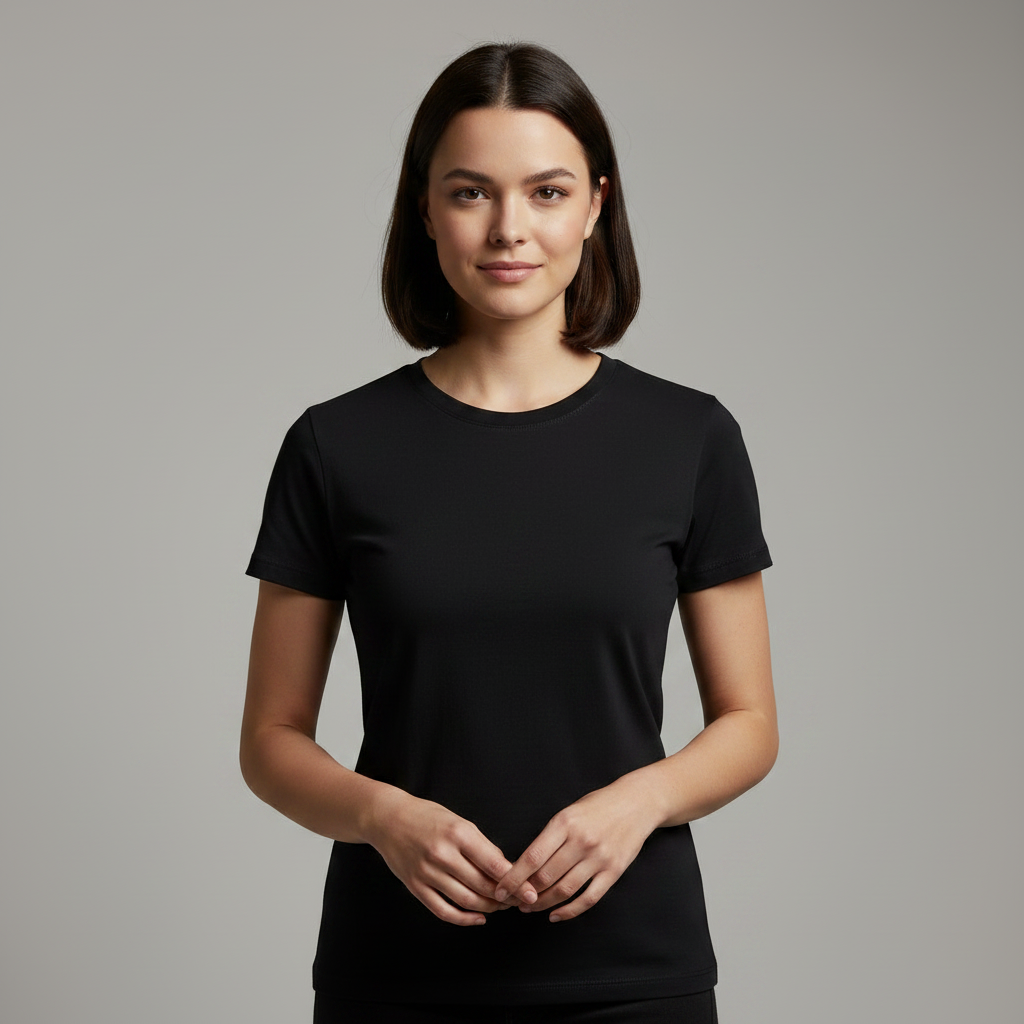 Sort t-shirt