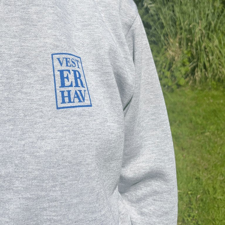 Grå sweatshirt Vesterhav På hjertet