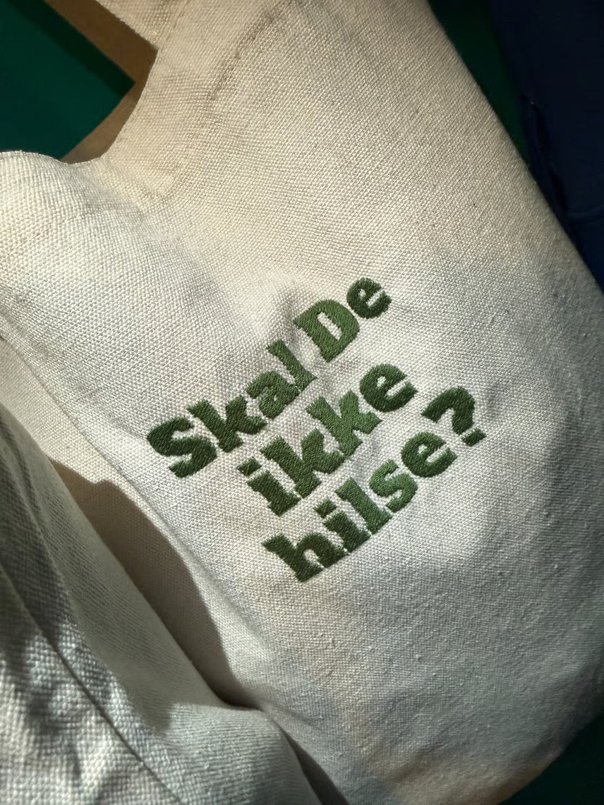 Skal De ikke hilse - mulepose natur